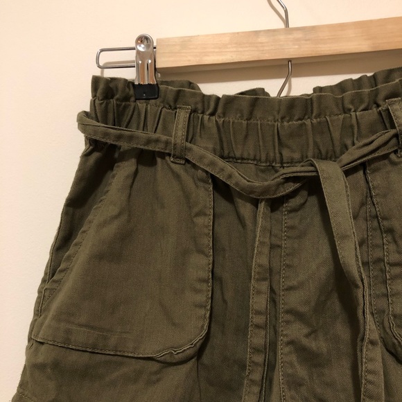 Garage tie front shorts - Picture 3 of 5